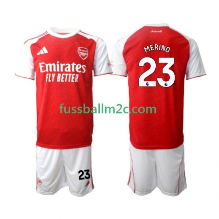 Fußballtrikots Arsenal Merino 23 Kinder Heim Trikotsatz 2025-2026